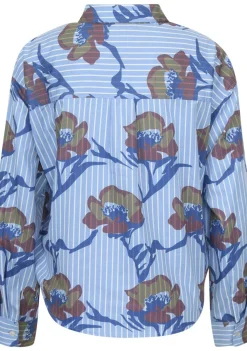 DAMES ANNA BLUE BLOUSE