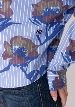 DAMES ANNA BLUE BLOUSE