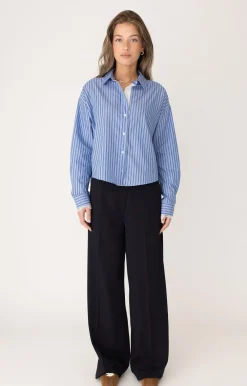 DAMES ANNA BLUE BLOUSE