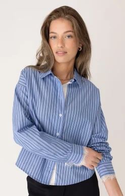 DAMES ANNA BLUE BLOUSE