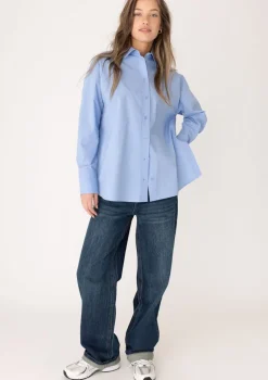 DAMES ANNA BLUE BLOUSE
