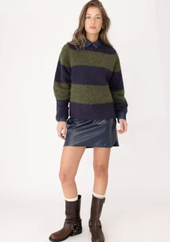 DAMES ANNA BLUE TRUI