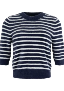 DAMES ANNA BLUE TRUI KORTE MOUW