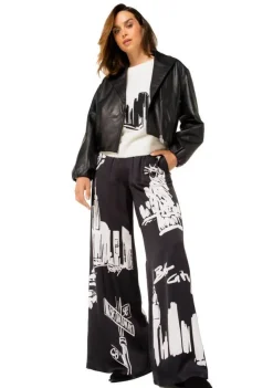 DAMES CAROLINE BISS LEER/SUEDE JACK