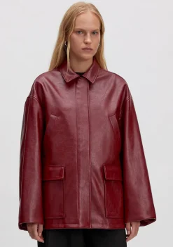 DAMES EDITED LEER/SUEDE JACK