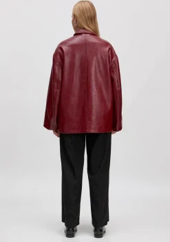 DAMES EDITED LEER/SUEDE JACK