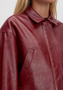 DAMES EDITED LEER/SUEDE JACK