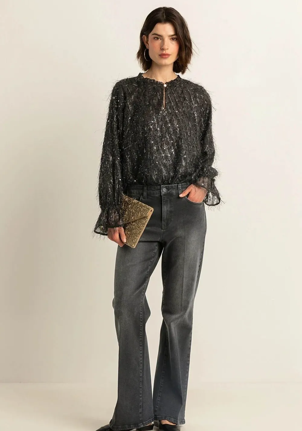 DAMES EXPRESSO BLOUSE