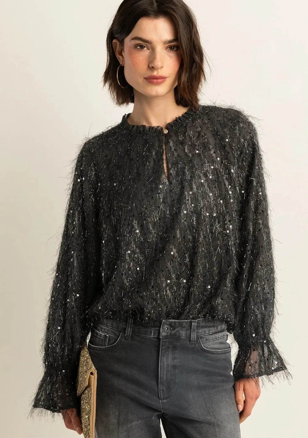 DAMES EXPRESSO BLOUSE