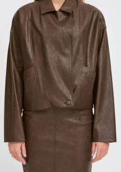 DAMES ICHI LEER/SUEDE JACK