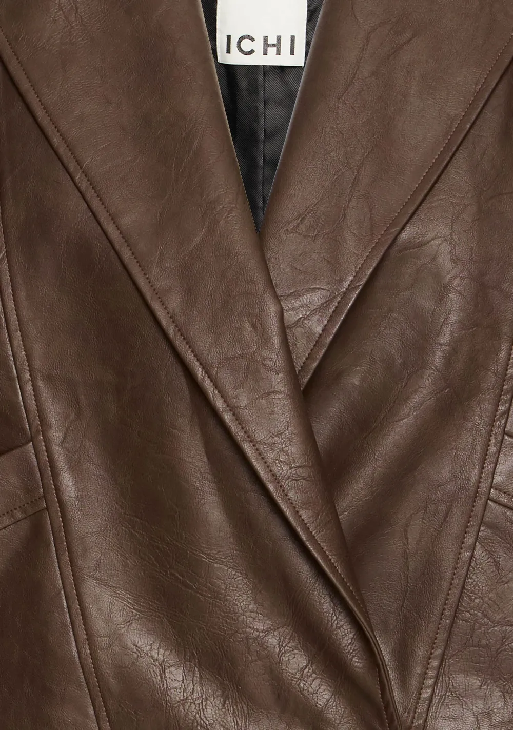 DAMES ICHI LEER/SUEDE JACK