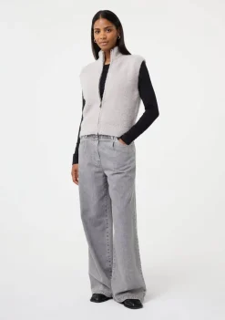 DAMES KNIT-TED GILET