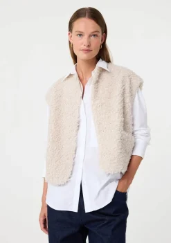 DAMES KNIT-TED GILET