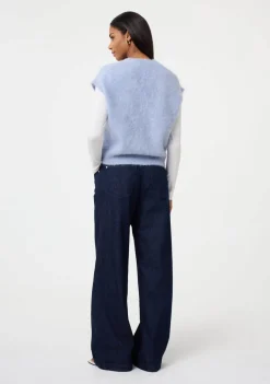 DAMES KNIT-TED GILET