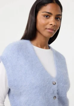 DAMES KNIT-TED GILET