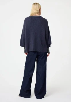 DAMES KNIT-TED TRUI KORTE MOUW