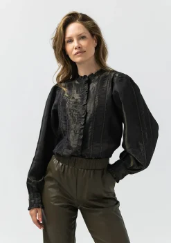 DAMES LABEL DOT BLOUSE