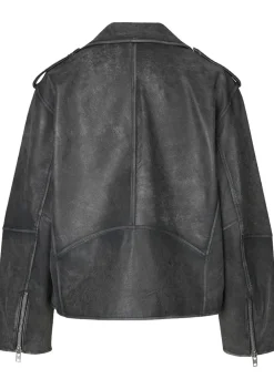 DAMES MODSTROM LEER/SUEDE JACK