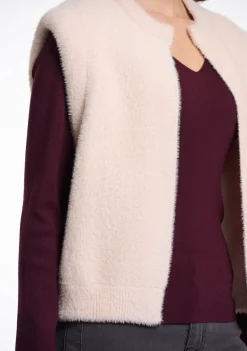 DAMES RINO EN PELLE GILET