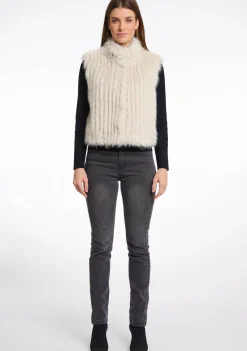 DAMES RINO EN PELLE GILET