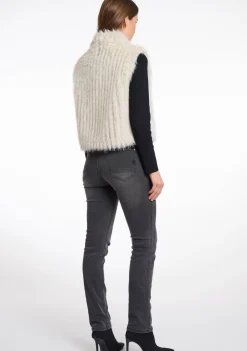 DAMES RINO EN PELLE GILET