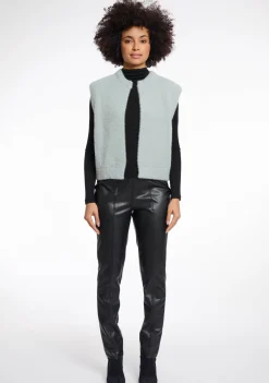 DAMES RINO EN PELLE GILET