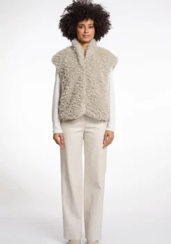 DAMES RINO EN PELLE GILET