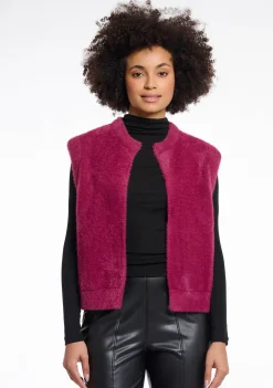 DAMES RINO EN PELLE GILET