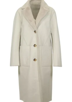 DAMES RINO EN PELLE MANTEL