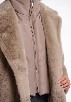 DAMES RINO EN PELLE MANTEL