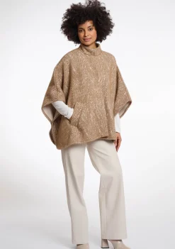 DAMES RINO EN PELLE PONCHO