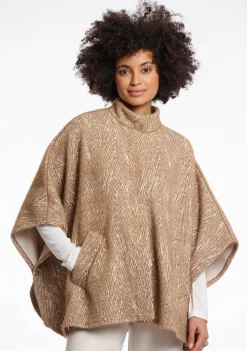 DAMES RINO EN PELLE PONCHO