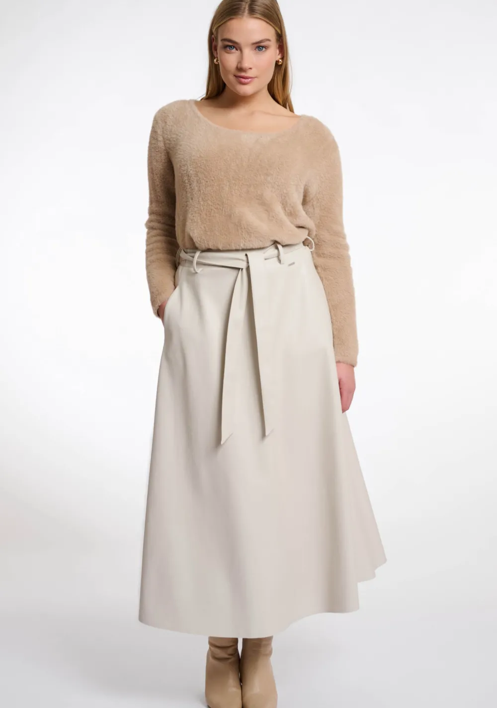 DAMES RINO EN PELLE ROK