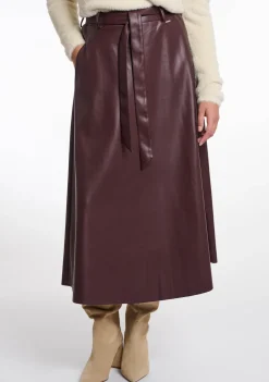 DAMES RINO EN PELLE ROK