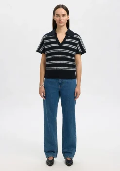 DAMES SELECTED FEMME TRUI KORTE MOUW