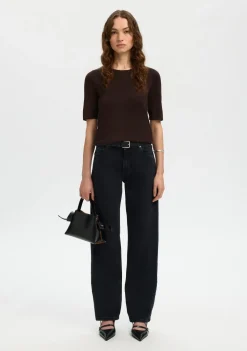 DAMES SELECTED FEMME TRUI KORTE MOUW